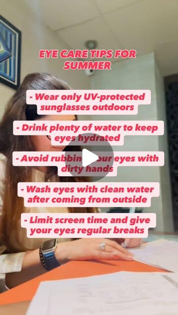 Eye-care reel by Dr. Dipti Shah on Instagram